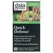 Фото товару Quick Defense Фото товару Gaia Herbs, Quick Defense, Підтримка імунітету, 20 капсул