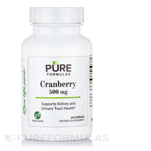 Журавлина Cranberry 500 mg PureFormulas 60 капсул