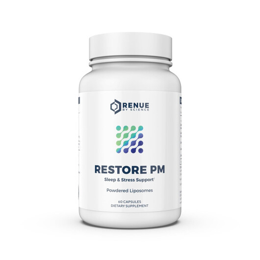 Основное фото товара Renue By Science, Мелатонин, Restore PM Liposomal Melatonin, 60 к