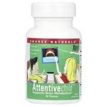 Підтримка мозку Attentive Child Source Naturals Підтримка мозку Attentive Child Source Naturals