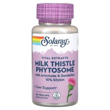 Vital Extracts Milk Thistle Phytosome Расторопша Solaray Vital Extracts Milk Thistle Phytosome Расторопша Solaray