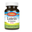 Фото товару Lutein & Greens 20 mg Фото товару Carlson, Lutein & Greens 20 mg, Лютеїн, 60 капсул