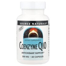 Coenzyme Q10 200 mg 60 Коэнзим Q10 200 мг Source Naturals