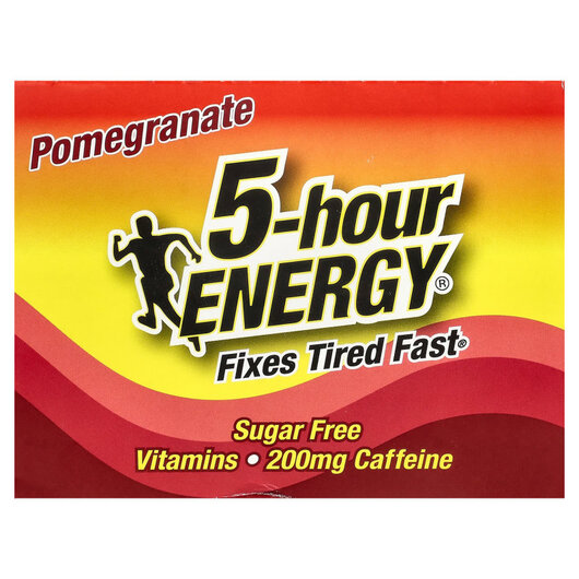 Основне фото товару Pomegranate Основне фото товару 5 hour Energy, Pomegranate, Енергетичний напій, 12 шт