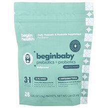 Beginbaby Prebiotics + Probiotic Ages 0-12 Months Begin