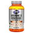 Фото товара Sports Arginine & Ornithine 500/250 Фото товара NOW Foods, L-Аргинин, Arginine Ornithine, 200 капсул