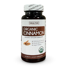 Organic Cinnamon Экстракт корицы Healths Harmony 60 капсул