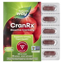 CranRx 500 mg Клюква 500 мг Nature's Way 30 капсул CranRx 500 mg Клюква 500 мг Nature's Way 30 капсул