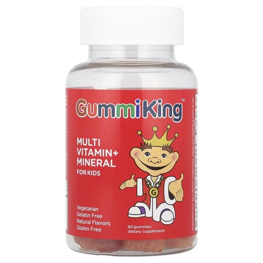 Основное фото товара Multi Vitamin + Mineral For Kids Grape, Витамины для детей, 60 та