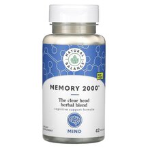 Підтримка мозку Memory 2000 Natural Balance 42 капсул Підтримка мозку Memory 2000 Natural Balance 42 капсул
