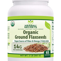 Льон Organic Ground Flaxseeds Amazing Nutrition 907 г