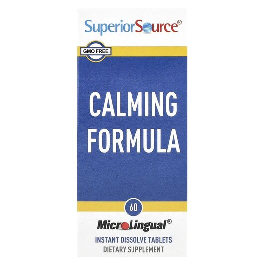 Основне фото товару Calming Formula Основне фото товару Calming Formula 60 Instant Dissolve, Підтримка стресу, 60 таблето