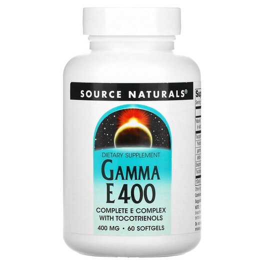 Основне фото товару Gamma E 400 Complex 60, Gamma E 400 Комплекс, 60 капсул