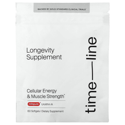 Основное фото товара Timeline, Уролитин A, Urolithin A, 60 капсул
