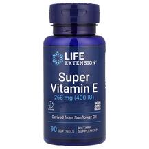 Super Vitamin E 268 mg Витамин E Life Extension 90 капсул Super Vitamin E 268 mg Витамин E Life Extension 90 капсул