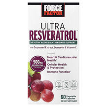 Ресвератрол Ultra Resveratrol Force Factor 60 капсул