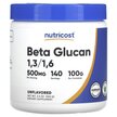 Фото товару Beta Glucan 13/16 Unflavored 500 mg Фото товару Nutricost, Beta Glucan 13/16 Unflavored 500 mg, Бета-глюкани, 100
