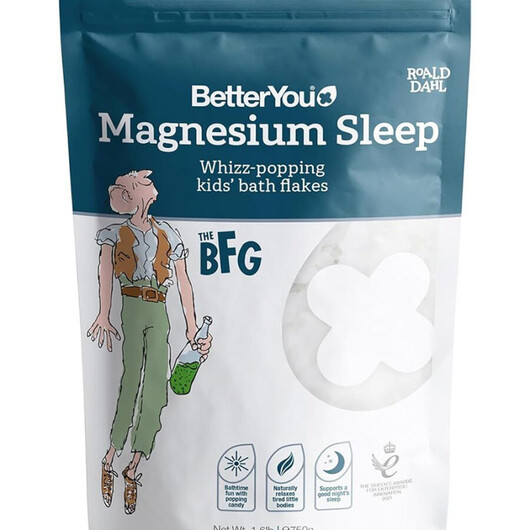 Основне фото товару Magnesium Sleep Kid's Bath Flakes Основне фото товару BetterYou, Magnesium Sleep Kid's Bath Flakes, Підтримка сну,