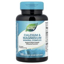 Кальцію Магній Calcium & Magnesium Nature's Way 100 капсул