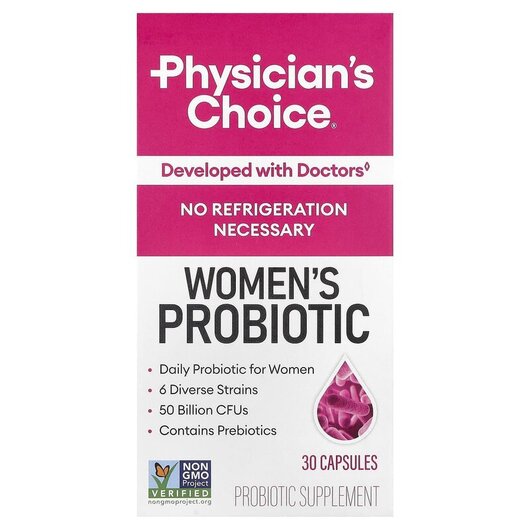 Основное фото товара Пробиотики для женщин, Women's Probiotic, 30 капсул