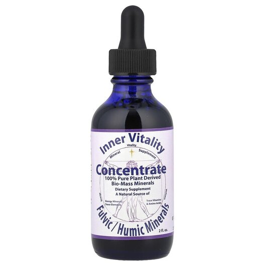 Основне фото товару Fulvic / Humic Minerals, Фульвові та гумінові мінерали, 59 мл