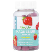 Magnesium Citrate Gummies Berry Магний Lifeable
