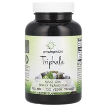 Трифала Triphala 750 mg Amazing India 120 капсул