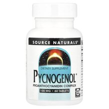 Пікногенол 100 мг Pycnogenol 100 mg 60 Source Naturals Пікногенол 100 мг Pycnogenol 100 mg 60 Source Naturals
