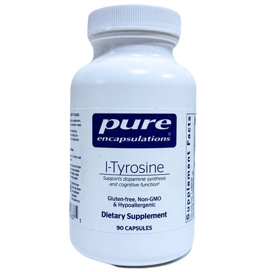 Основное фото товара Pure Encapsulations, L-Тирозин, L-Tyrosine, 90 капсул