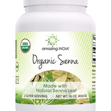Amazing India Organic Senna Powder Листья Сенны Amazing