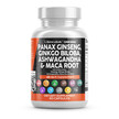 Фото товара Женьшень, Panax Ginseng Ginkgo Biloba Ashwagandha Maca Root, 60 к