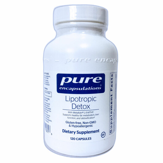 Основное фото товара Pure Encapsulations, Очистка печени, Lipotropic Detox, 120 капсул