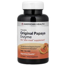 Papaya Enzyme Chewable Ферменты Папайи American Health Papaya Enzyme Chewable Ферменты Папайи American Health