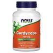 Фото товара Cordyceps 750 mg Фото товара NOW Foods, Кордицепс 750 мг, Cordyceps 750 mg, 90 капсул