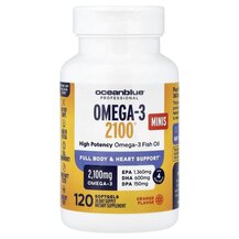 Омега 3 Omega-3 2100 Minis High Potency Orange OceanBlue Омега 3 Omega-3 2100 Minis High Potency Orange OceanBlue