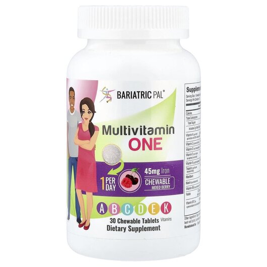 Основне фото товару Multivitamin One Mixed Berry Основне фото товару Multivitamin One Mixed Berry, Мультивітаміни, 30 таблеток