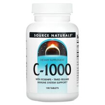 Вітамін C-1000 C-1000 100 Source Naturals 100 таблеток Вітамін C-1000 C-1000 100 Source Naturals 100 таблеток