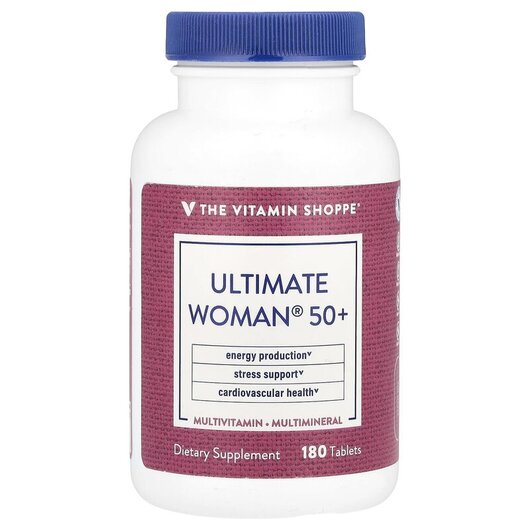 Основне фото товару Ultimate Woman 50+ Multivitamin & Multimineral Основне фото товару Ultimate Woman 50+ Multivitamin &, Вітаміни для жінок 50+, 18