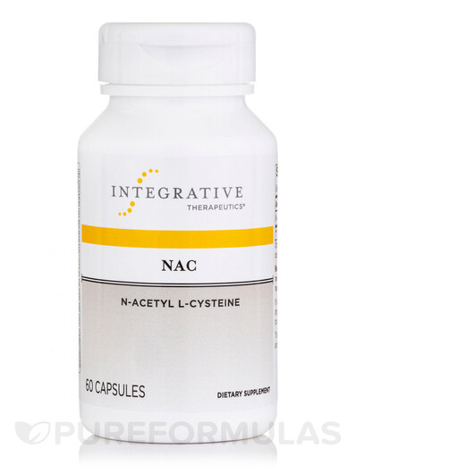 Основное фото товара Integrative Therapeutics, N-ацетилцистеин, NAC, 60 капсул