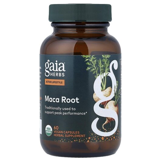 Основное фото товара Gaia Herbs, Перуанская Мака, Maca Root, 60 капсул