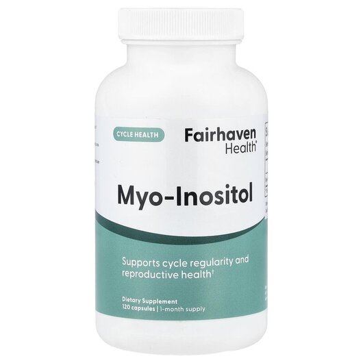 Основне фото товару Myo Inositol For Women and Men, Міо-інозитол, 120 капсул