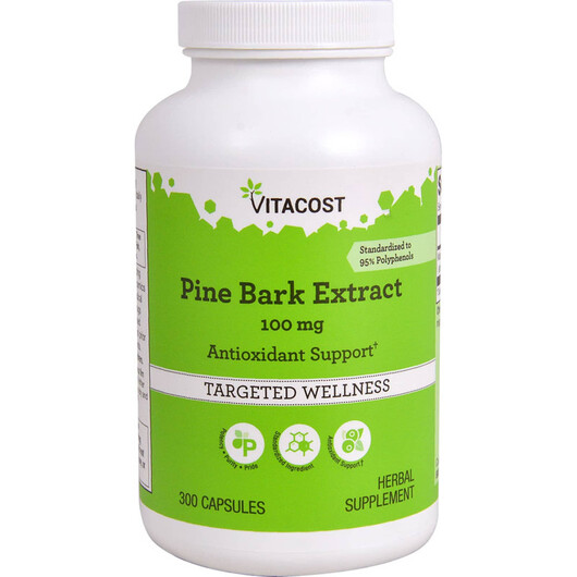 Основное фото товара Pine Bark Extract - Standardized to 95% Polyphenols, Пикногенол, 
