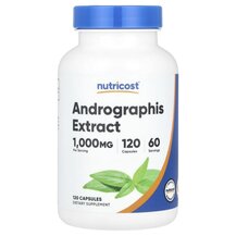 Andrographis Extract 1000 mg Андрографис Nutricost