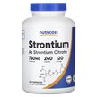 Фото товару Strontium 750 mg Фото товару Nutricost, Strontium 750 mg, Стронцій, 240 капсул