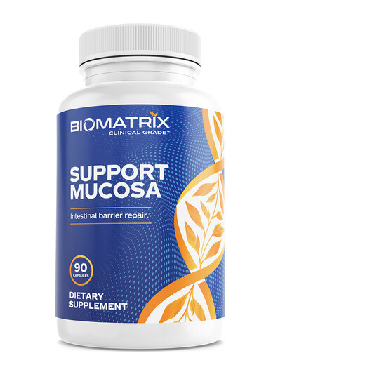 Основне фото товару BioMatrix, Support Mucosa, Підтримка кишківника, 90 капсул