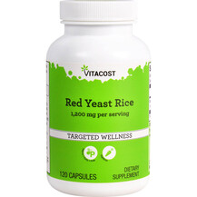 Червоний дріжджовий рис Red Yeast Rice 1200 mg Vitacost