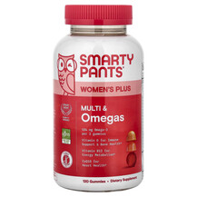 Омега 3 Women's Plus Multi & Omegas Gummies Strawberry and