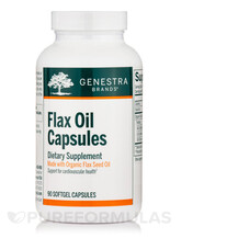 Лляна олія Flax Oil Capsules Genestra 90 капсул Лляна олія Flax Oil Capsules Genestra 90 капсул