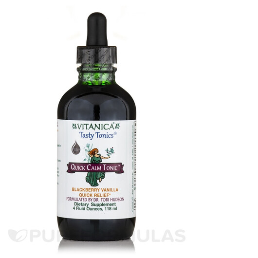 Основне фото товару Quick Calm Tonic Основне фото товару Vitanica, Quick Calm Tonic, Підтримка стресу, 118 мл