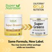Фото товара Super Nutrition, Супергринс, Super Greens, 250 г